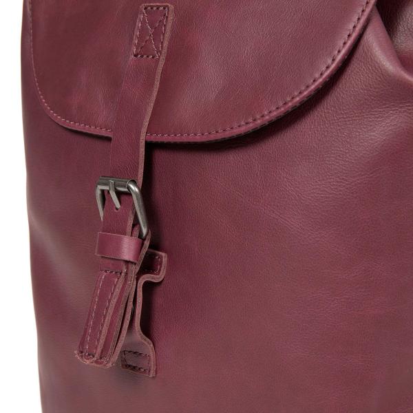 Eastpak Casyl Wine Leather Rucksack